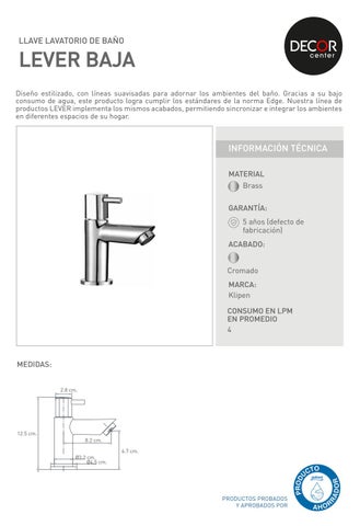 GRIFERÍAS 德文 BAJO CONSUMO 第 7 页