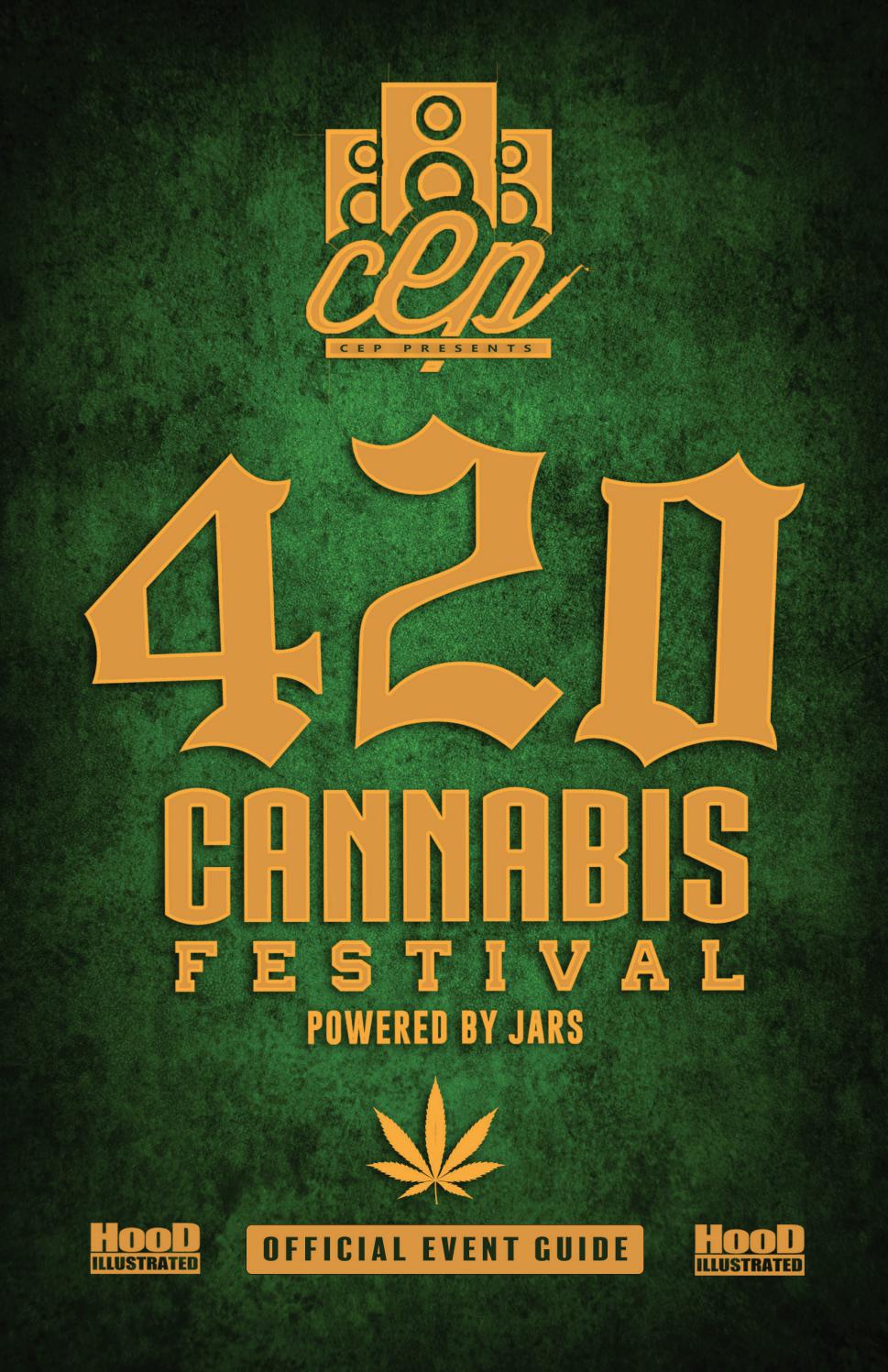 CEP Presents 2021 Cannabis Festival Event Guide by HOOD Illustrated