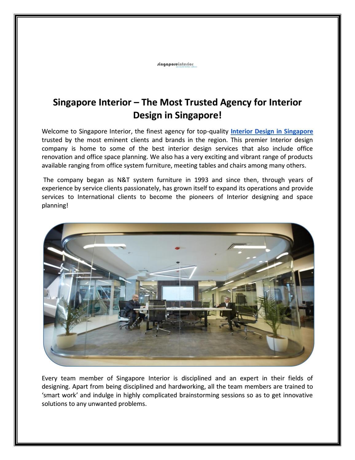 Interior Design in Singapore by Singapore Interior - Issuu