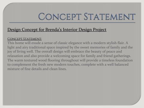 Brenda's 室内 Design 工程 - Design Concept 第 5 页