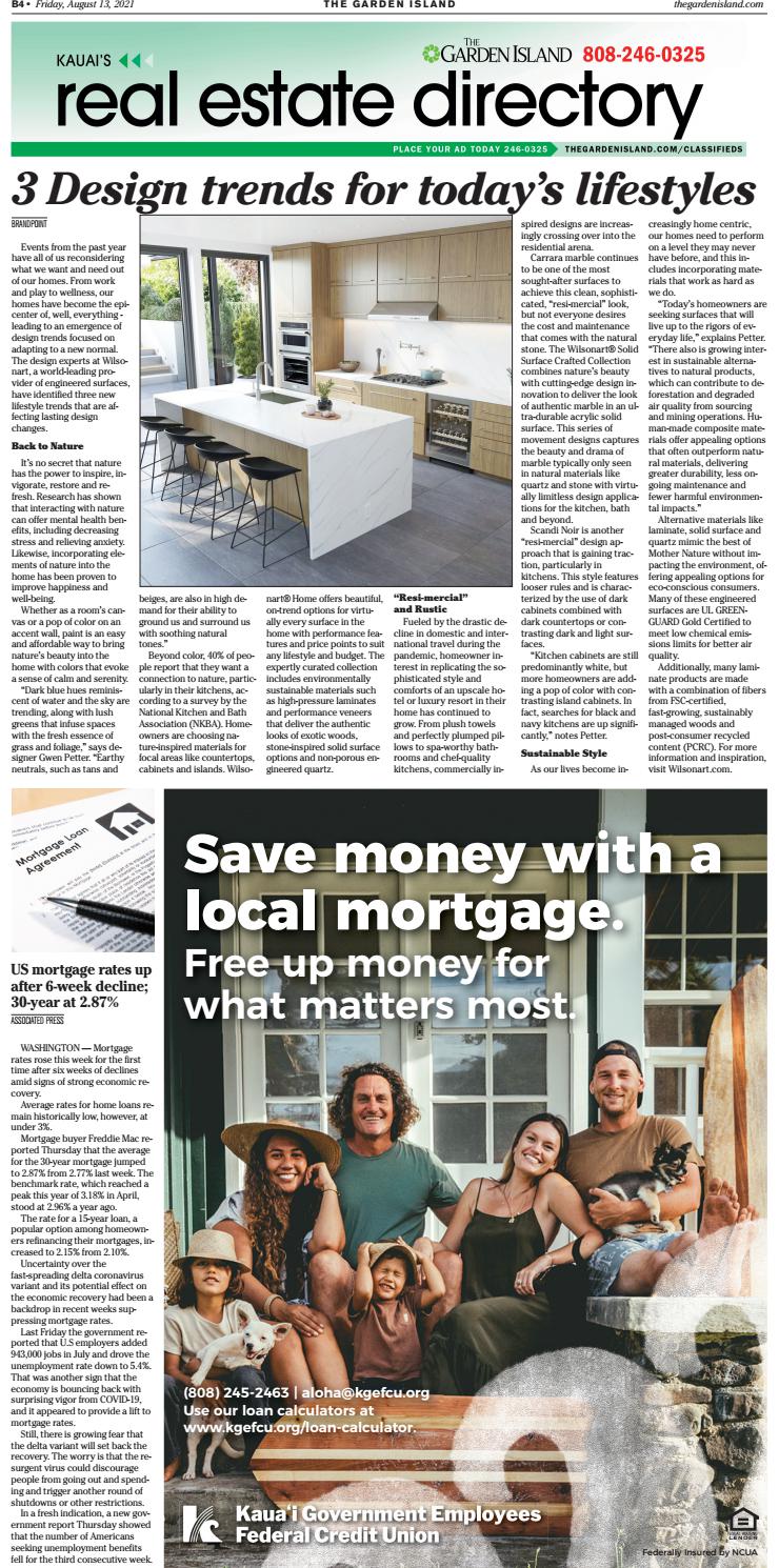 081321 Real Estate Directory by The Garden Island Newspaper - Issuu