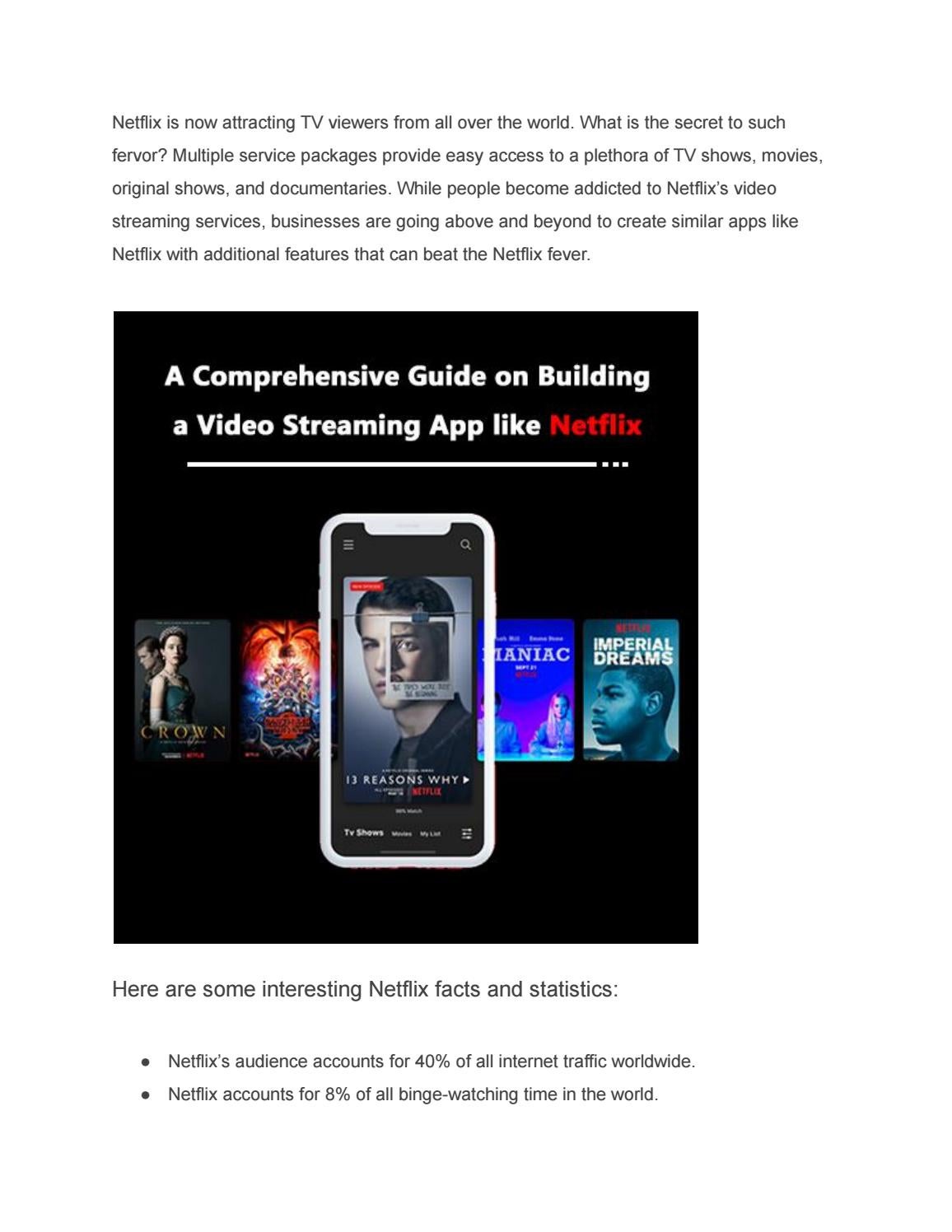 A Comprehensive Guide on Building a Video Streaming App like Netflix by ...