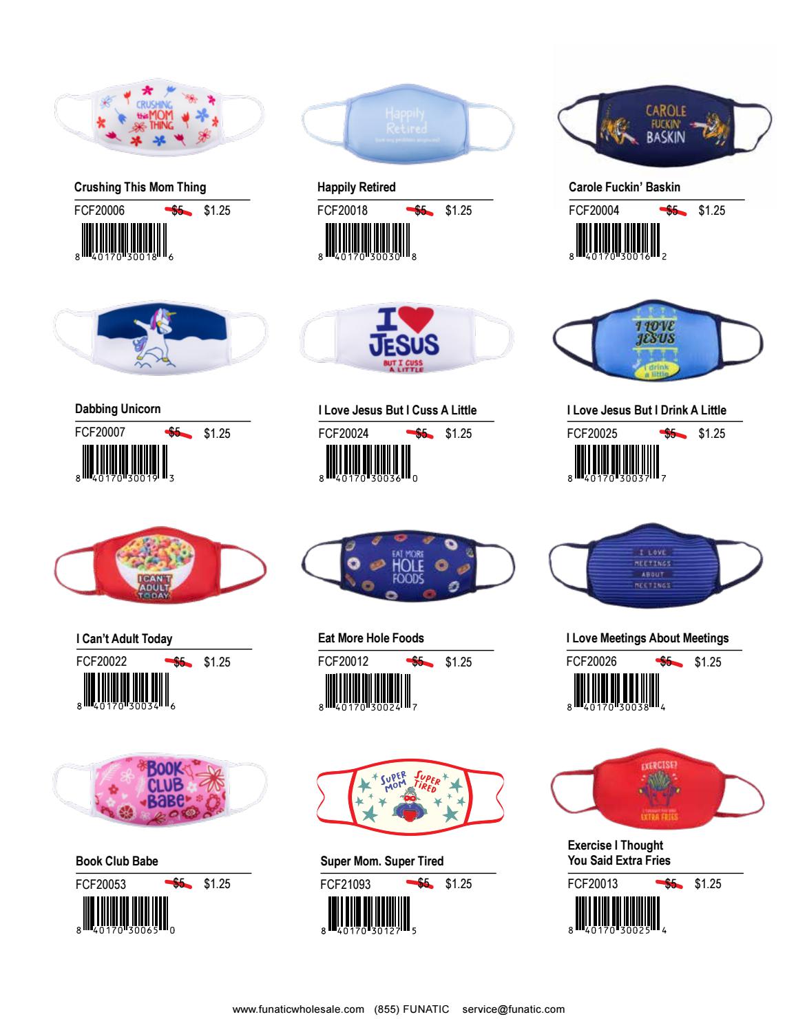 Funatic Mask Catalog by Just Got 2 Have It! Issuu