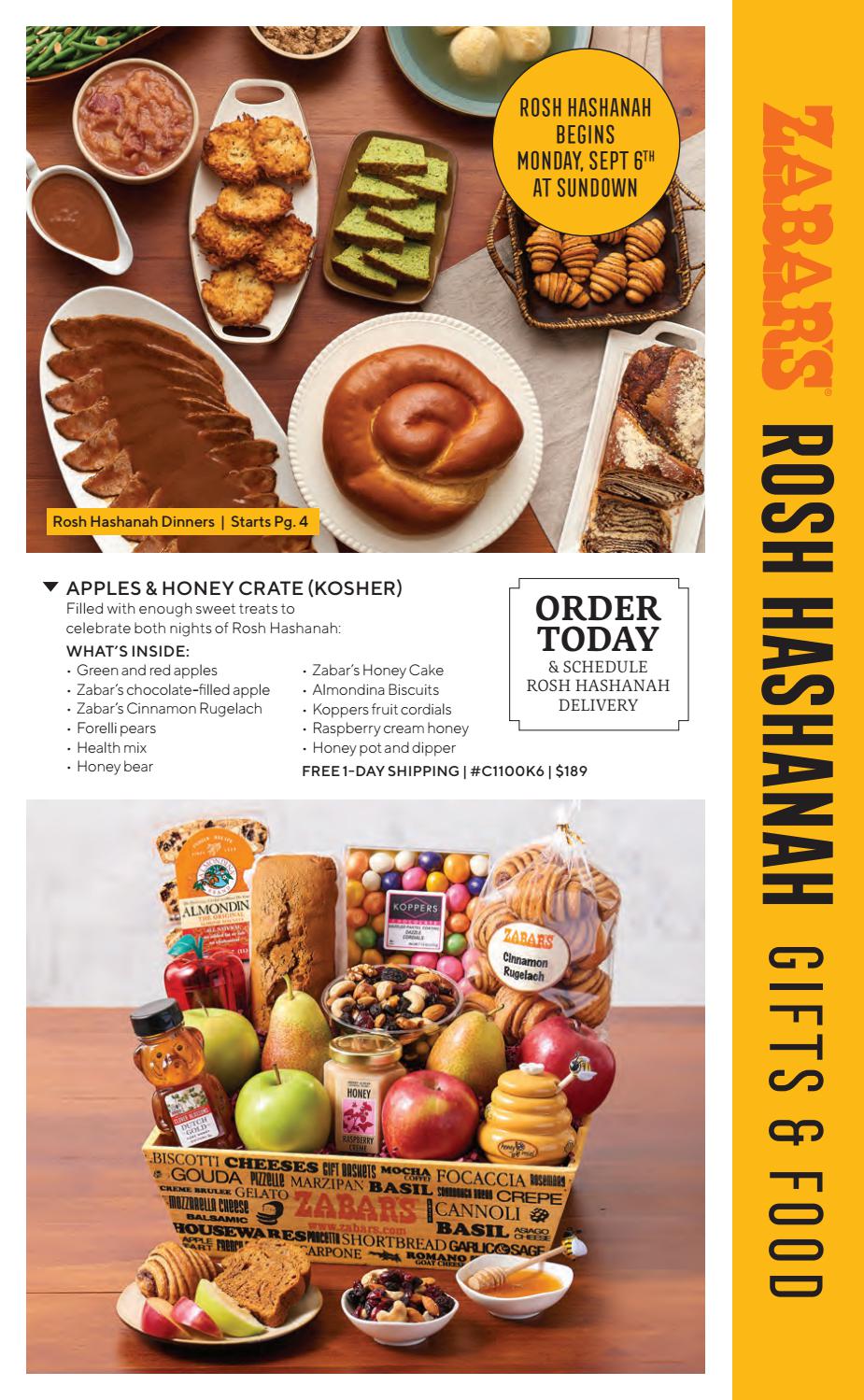 Zabar's Rosh Hashanah 2021 Catalog by Zabar's Issuu