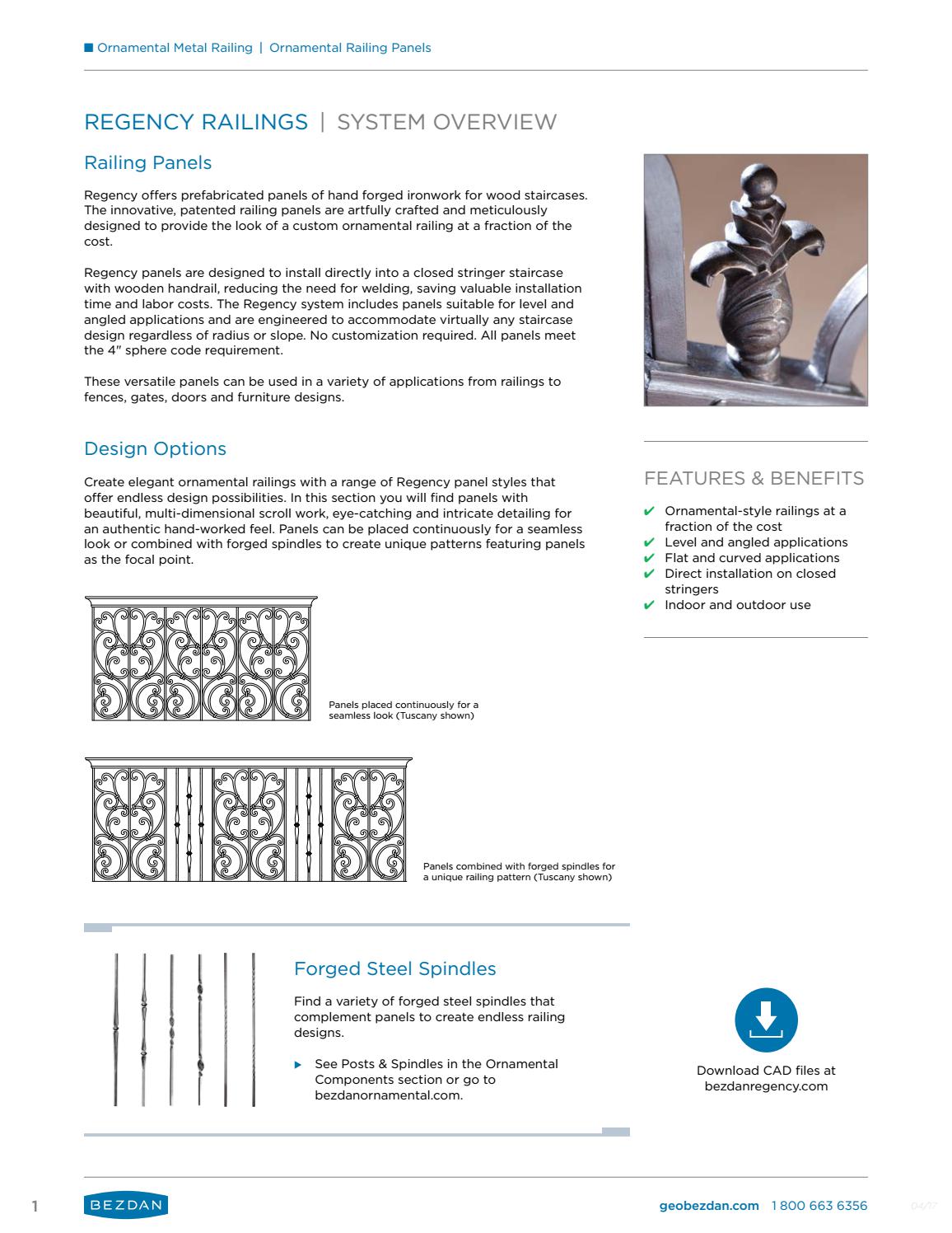Regency Railings System Overview by Bezdan Railing Solutions - Issuu