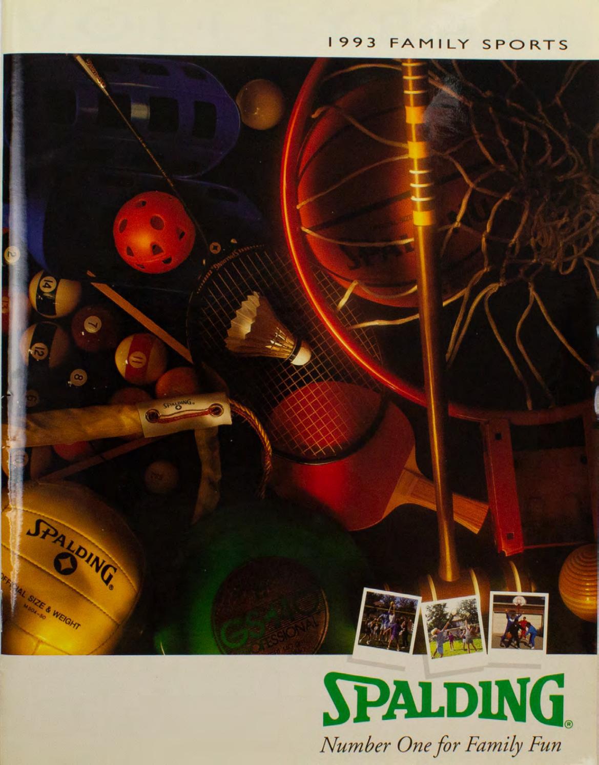 1993 Spalding Family Sports Catalog by Escalade Sports Issuu