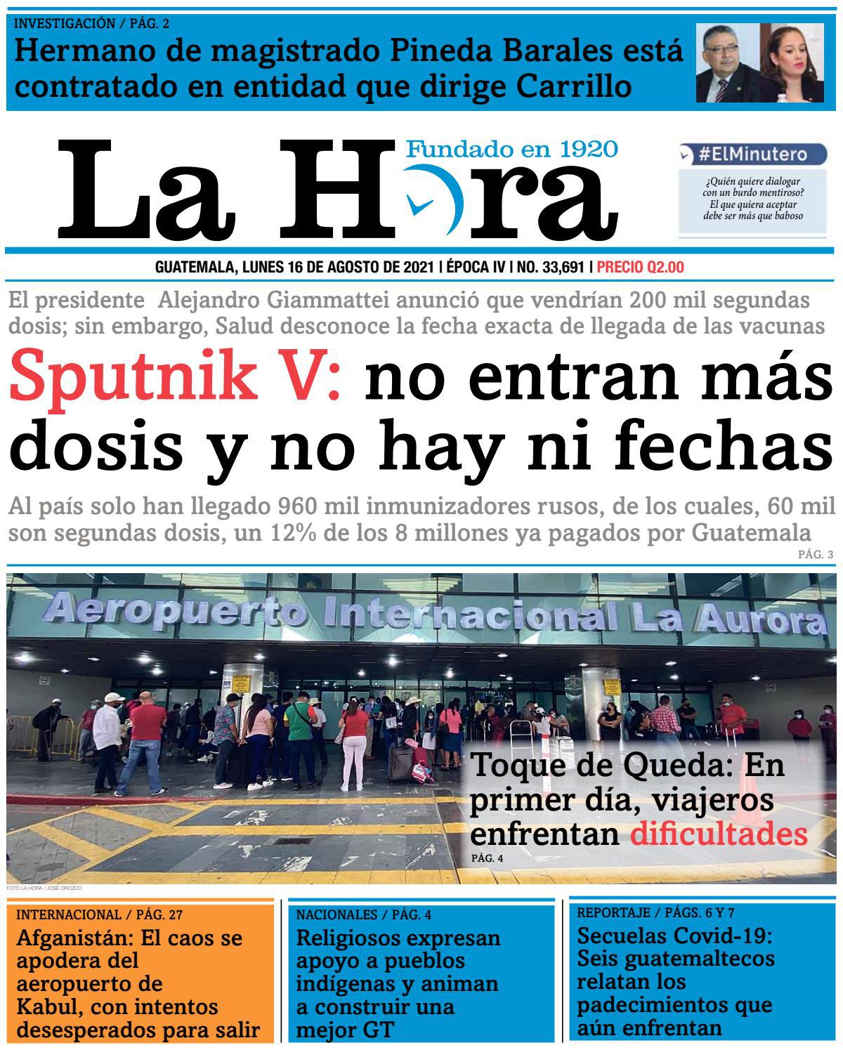 La Hora 16 08 2021 By La Hora Issuu