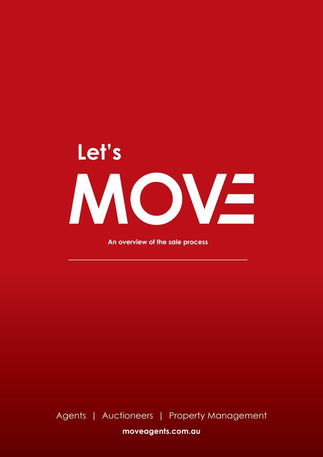 MOVE Real Estate Lets MOVE An overview of the sale process by The