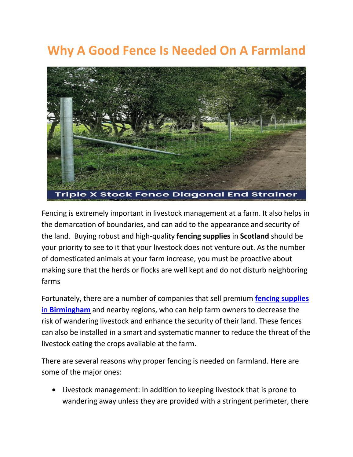 Best Fencing supplies birmingham by mcveighparker1 Issuu