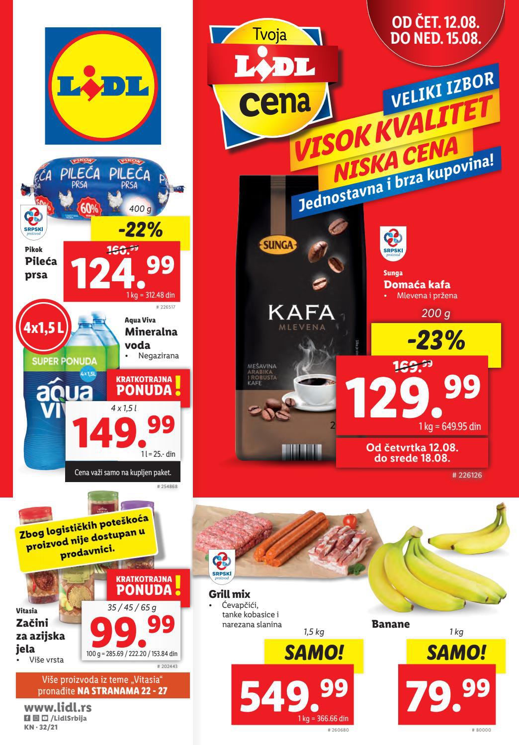 Lidl katalog od 12.18.08.2021. by Catalog.rs Issuu