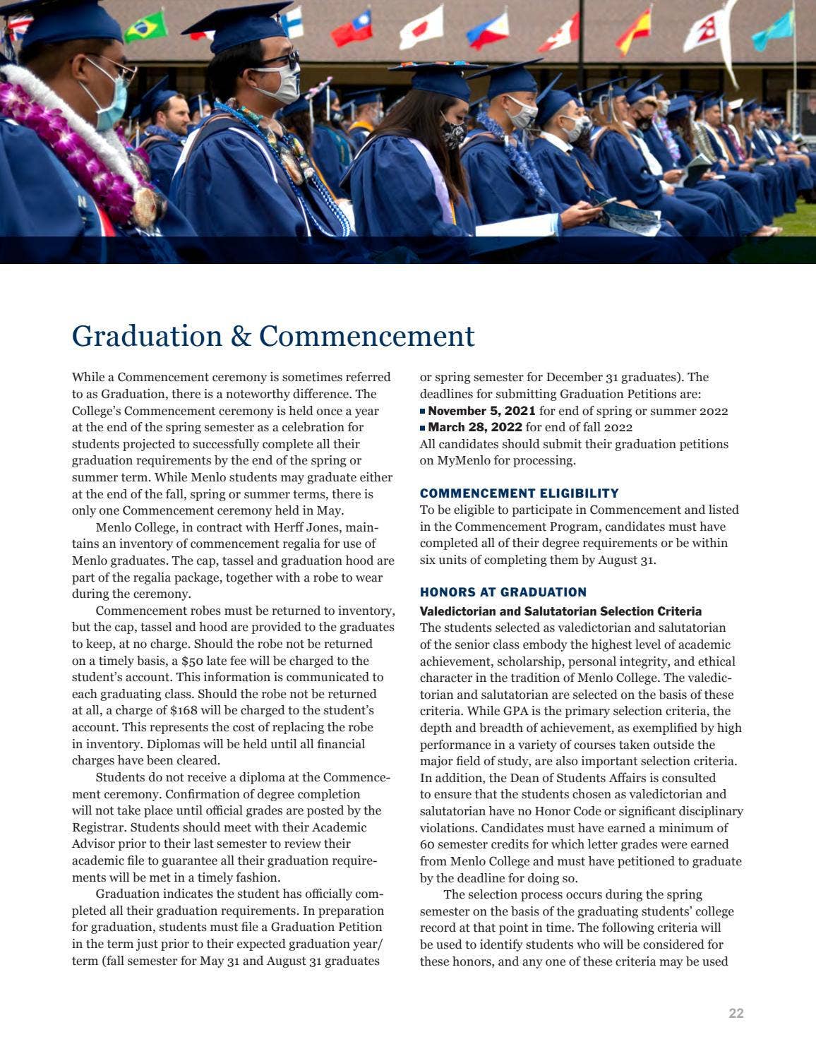 Menlo College Course Catalog 20212022 by Menlo College Issuu