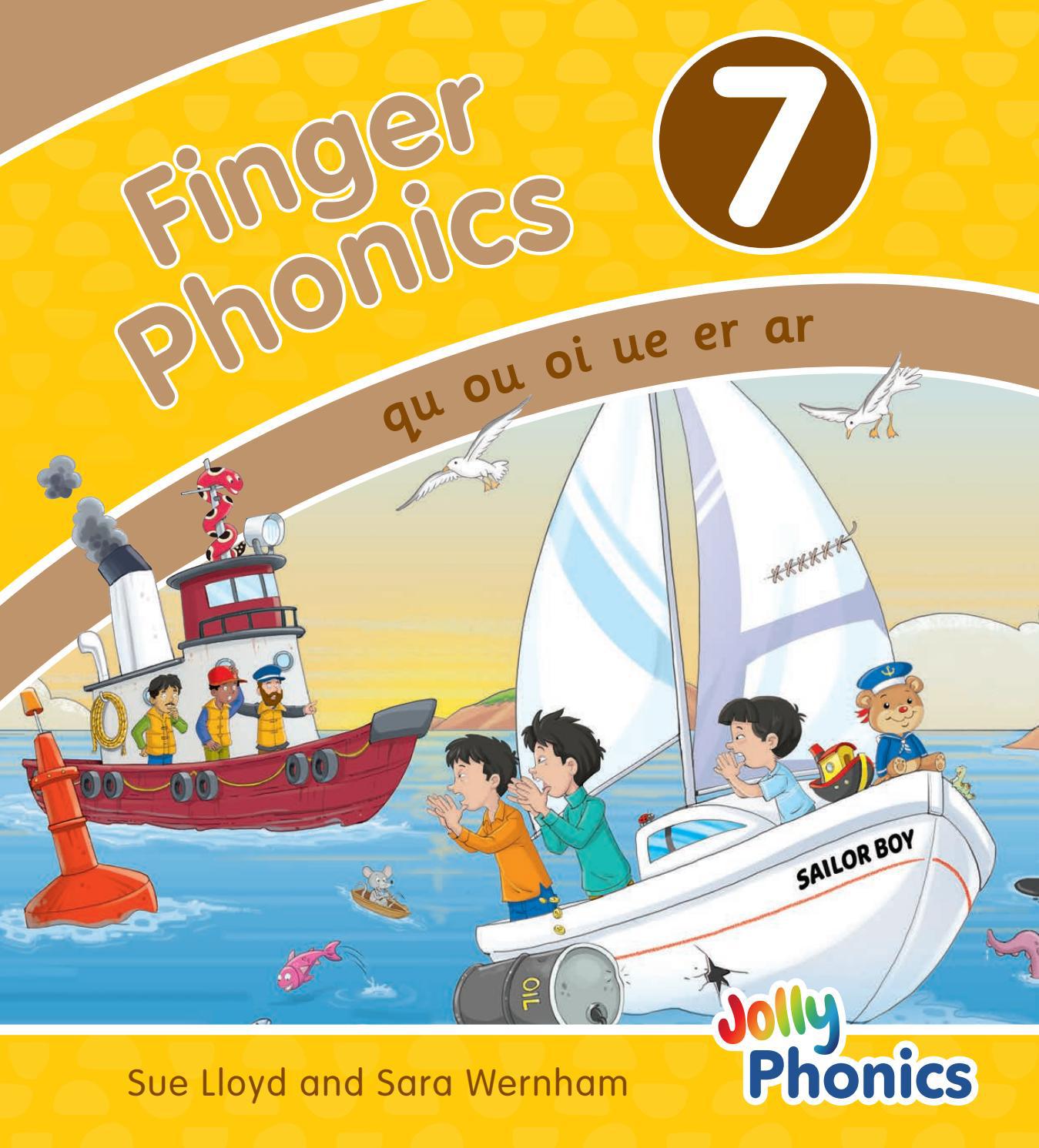 Finger Phonics 7 JL6499 British English precursive by Jolly Learning