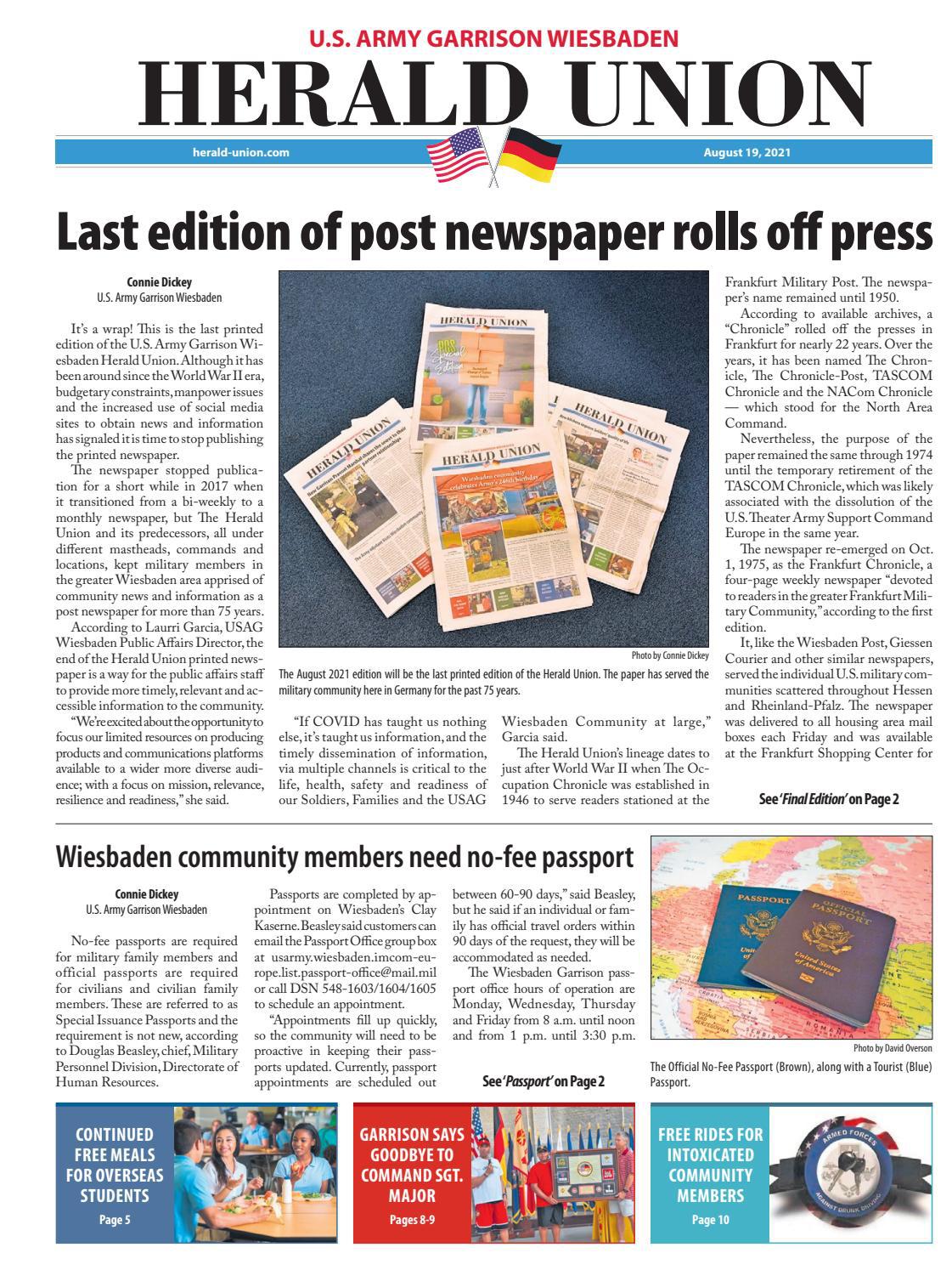 Herald Union August 2021 by AdvantiPro GmbH Issuu