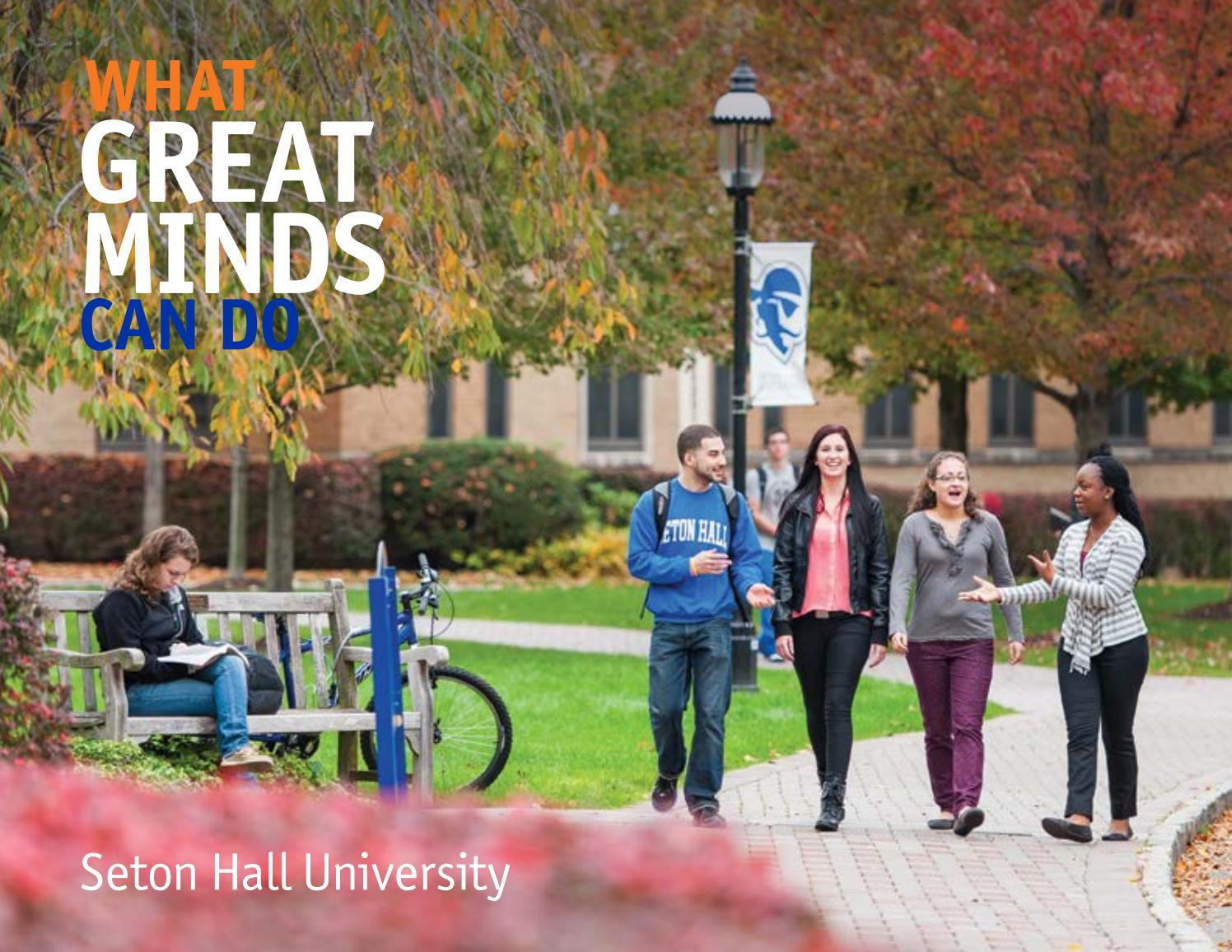 Seton Hall University Viewbook By Seton Hall Publications Alumni