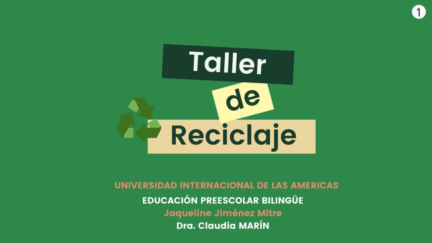 Taller de reciclaje para niños by Jaqueline JM - Issuu