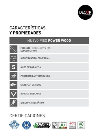 POWER 实木 : LA REVOLUCIÓN DEL PISO 德文 MADERA 第 18 页