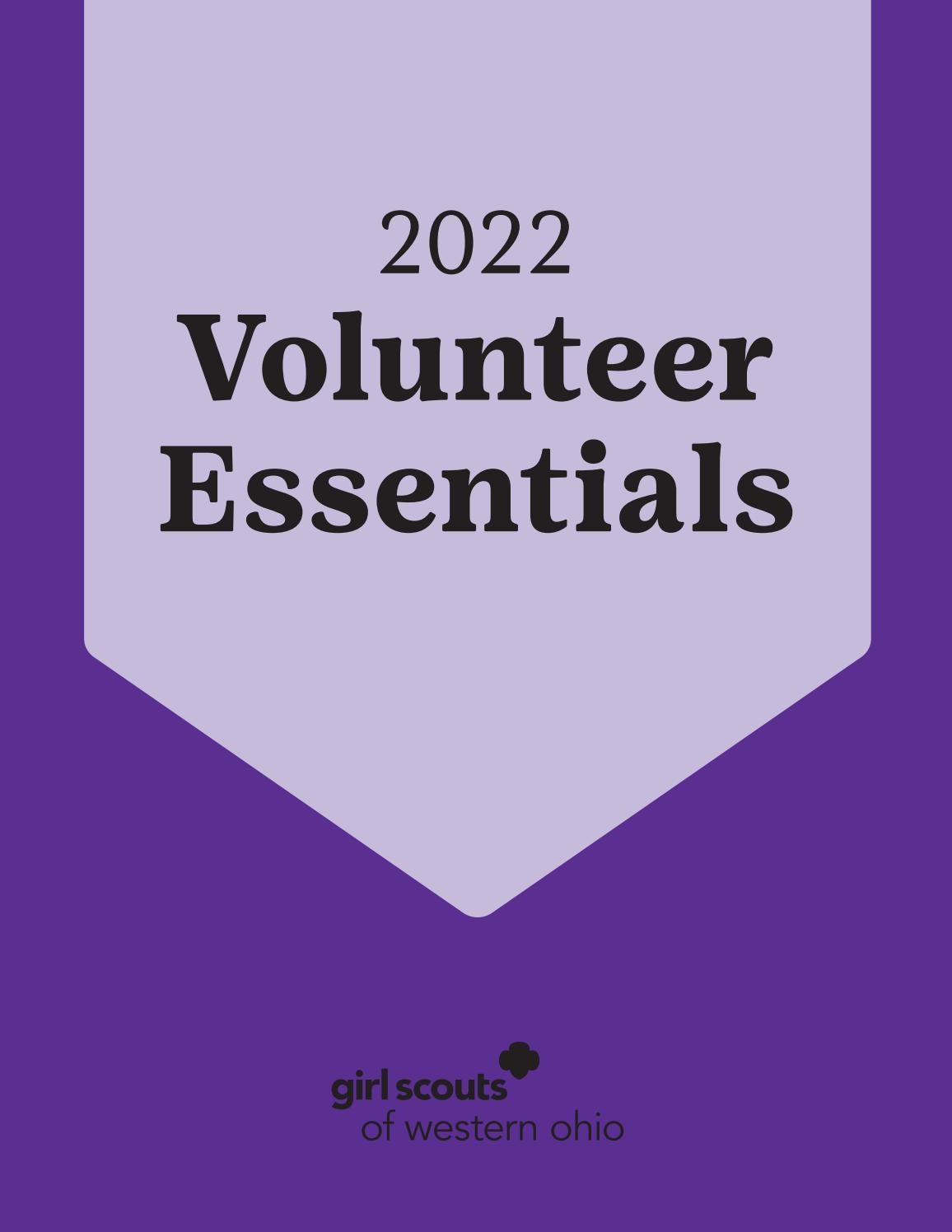 2022 Volunteer Essentials by Girl Scouts of Western Ohio Issuu