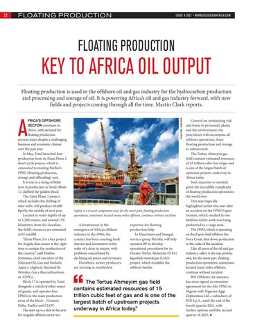 Floating production key to Africa’s oil output