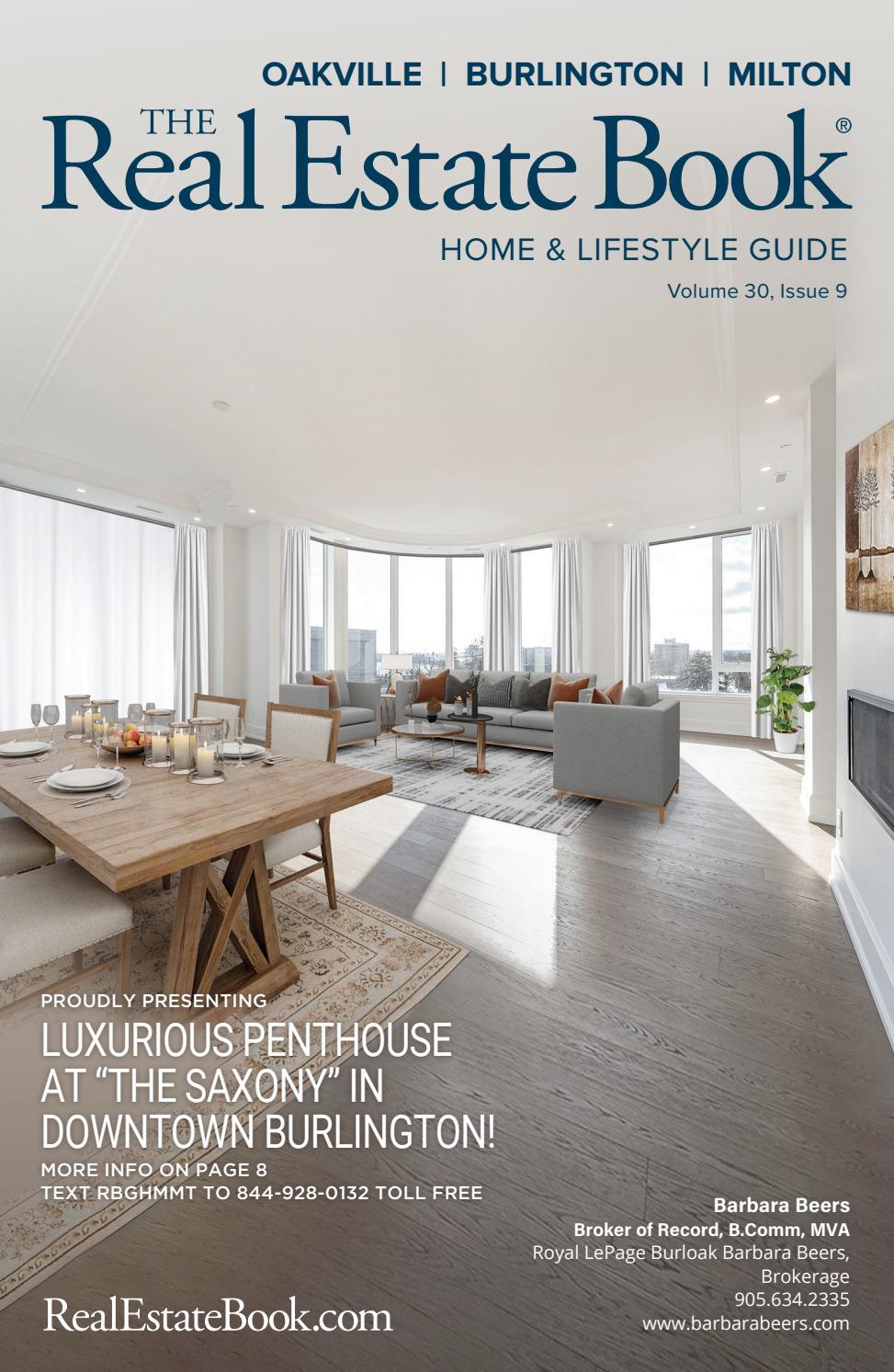 The Real Estate Book Oakville Burlington Milton 30.9 by TREBPublishing