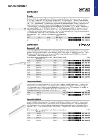 Sonepar Suisse 灯饰目录 · | Licht 2021 / 22 第 11 页