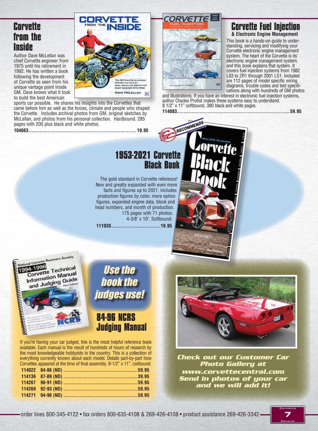 Corvette Central C4 (8496) Corvette Parts Catalog by Corvette Central