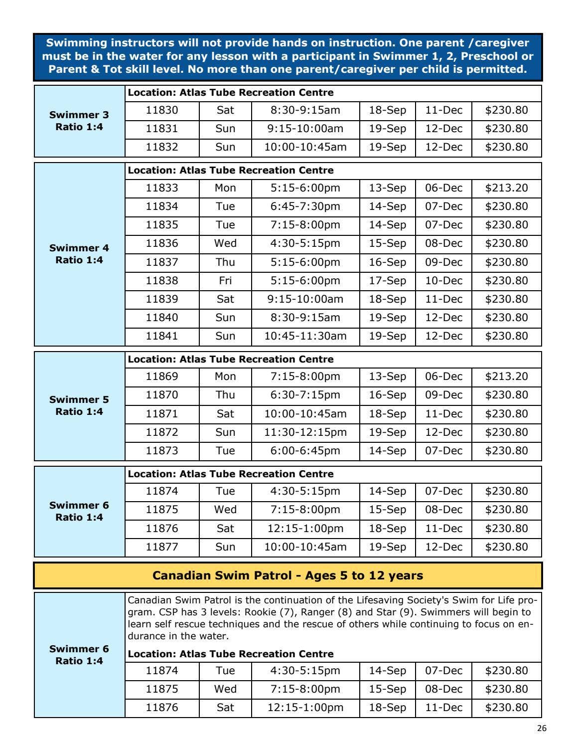 Fall 2021 Lakeshore Activity Guide by lakeshorerec - Issuu