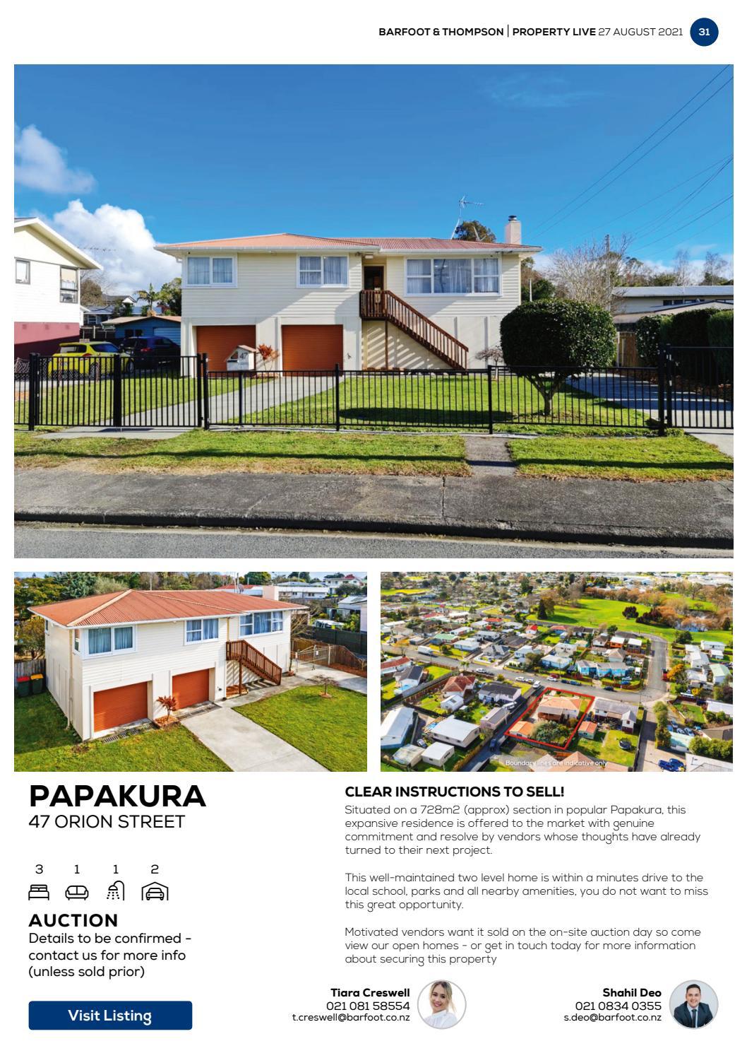 Barfoot & Thompson Property Live South Auckland Region by