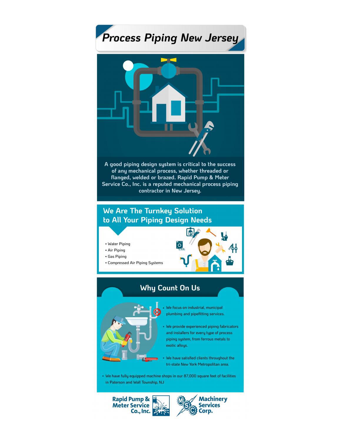Reputed Mechanical Process Piping Contractor In New Jersey by Rapid