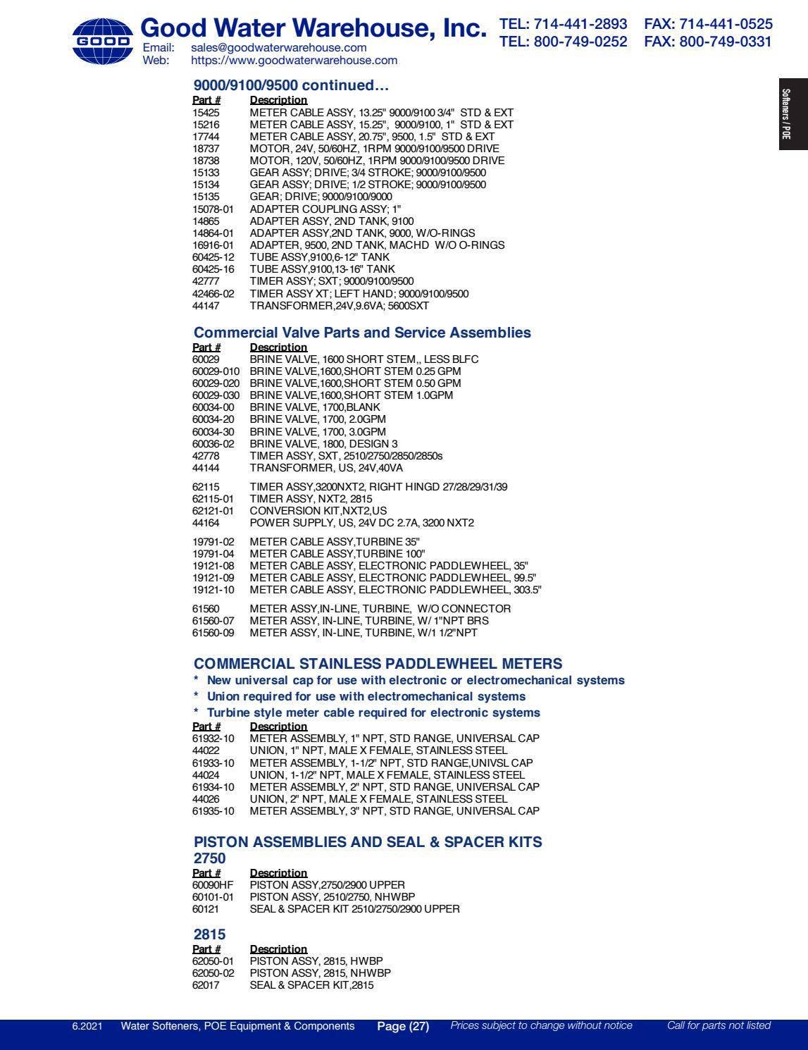 Good Water Warehouse Catalogue by deltawaterproducts Issuu