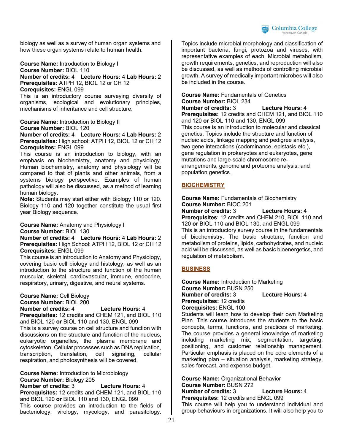 Columbia College Calendar Customize And Print