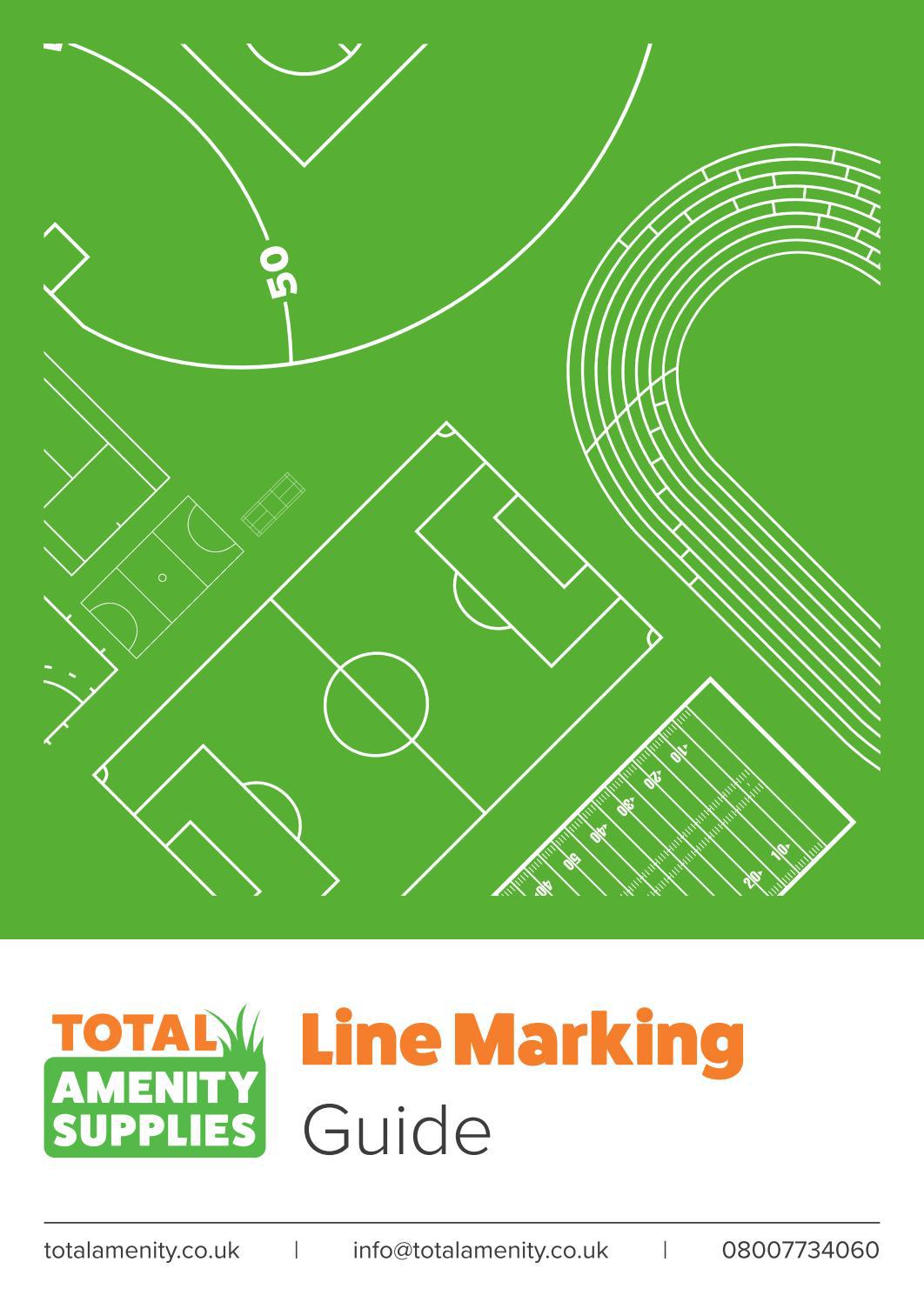 Total Amenity Supplies Line Marking Guide by The Pitchmark Group Issuu