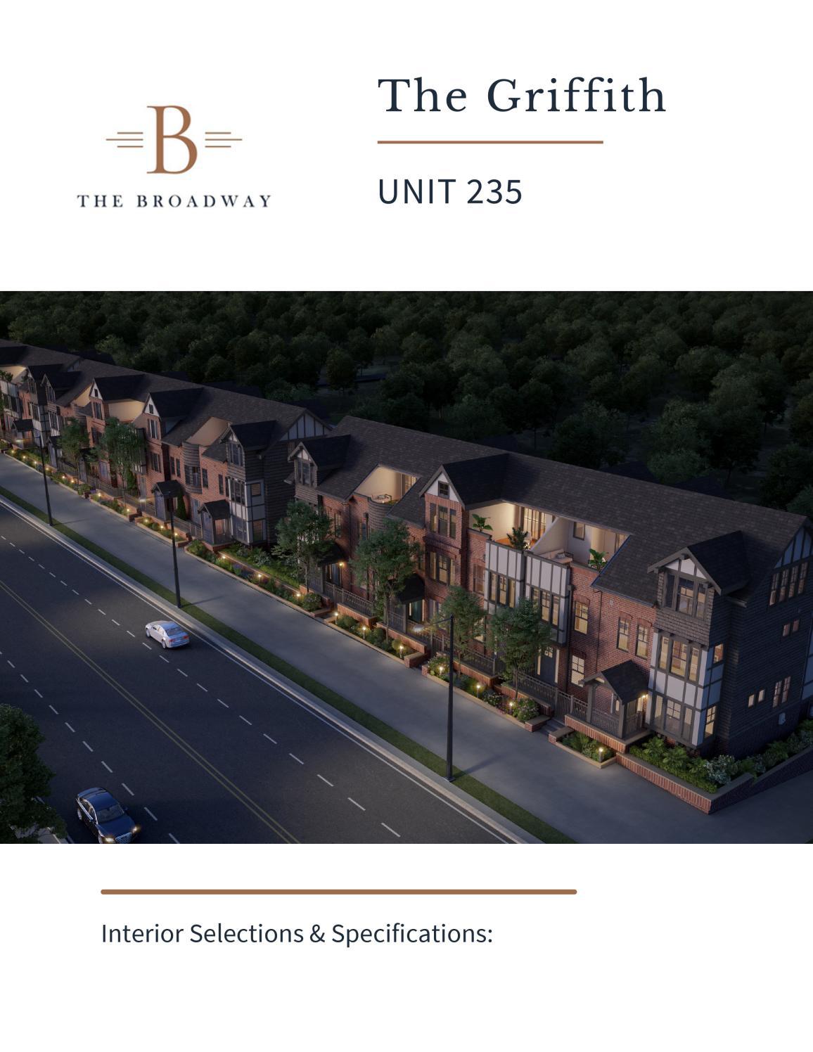 UNIT 235 Interior Selections & Finishes by Obsidian Real Estate Issuu