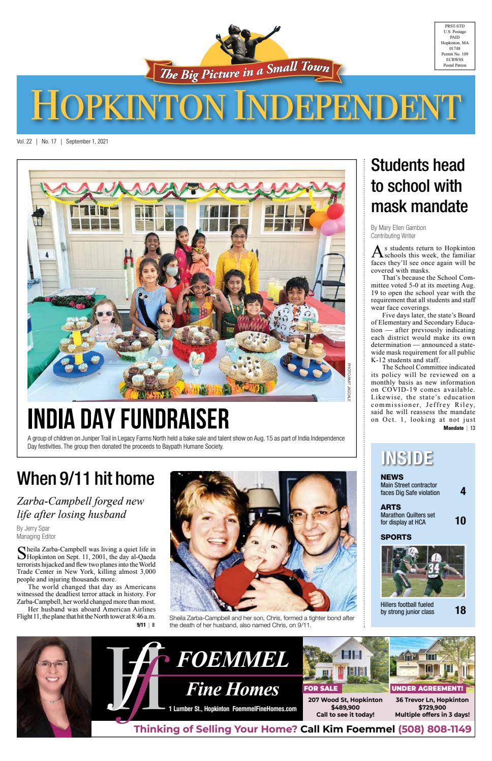 Hopkinton Independent September 1, 2021 by Newsroom Issuu