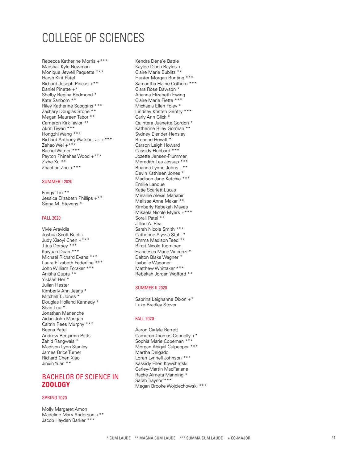 NC State University August 2021 Commencement Program by North Carolina ...
