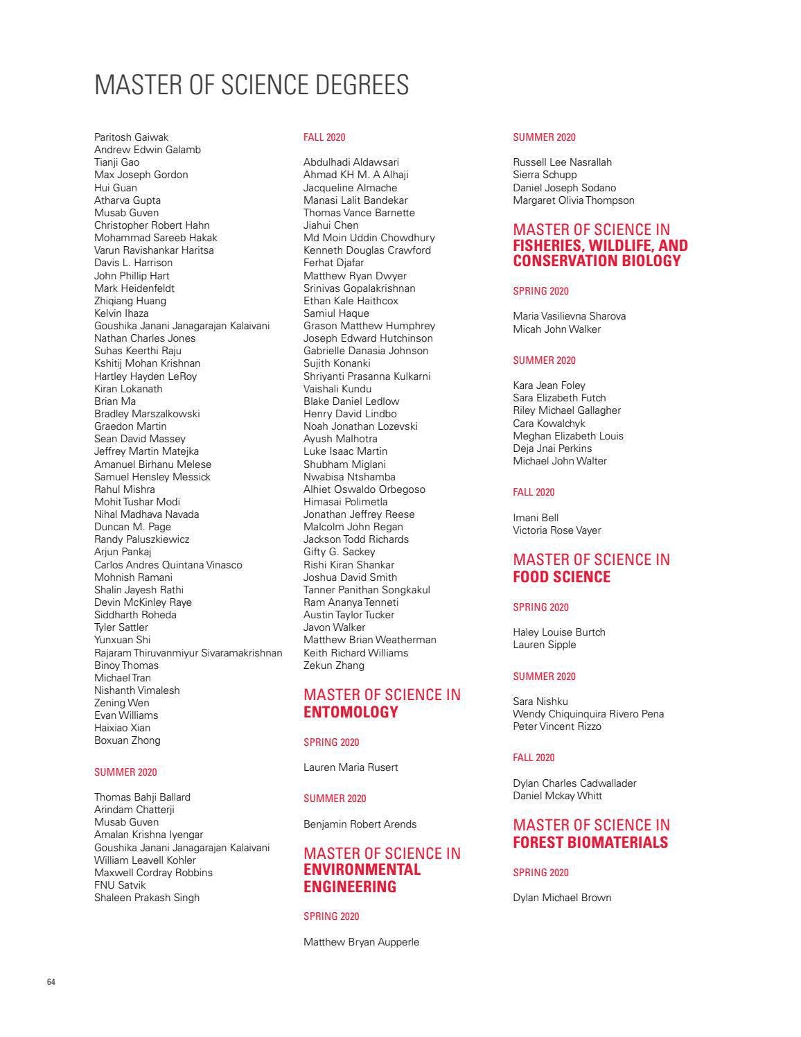 NC State University August 2021 Commencement Program by North Carolina ...