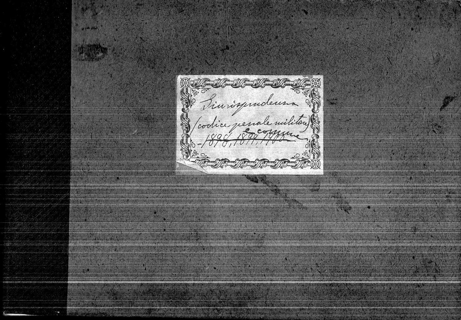 CODICE PENALE MILITARE APPUNTI DI GIURISPRUDENZA