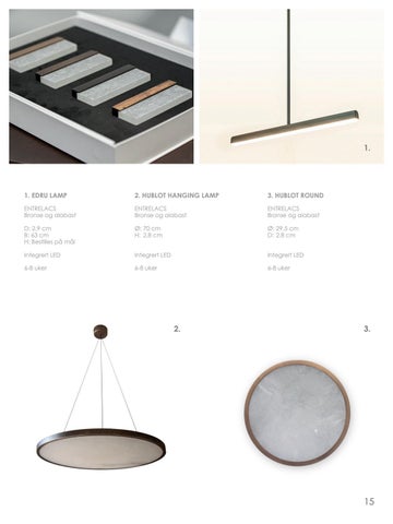 Studio Kvänum Oslo AS 灯饰目录 · 灯具 - og møbelkatalog 2021 第 15 页