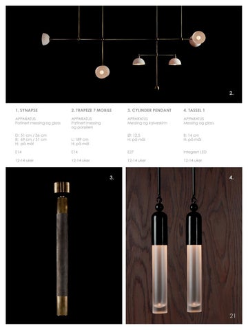 Studio Kvänum Oslo AS 灯饰目录 · 灯具 - og møbelkatalog 2021 第 21 页