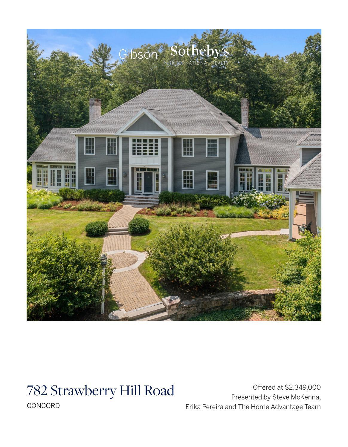 Introducing 782 Strawberry Hill Road, Concord by Gibson Sotheby's