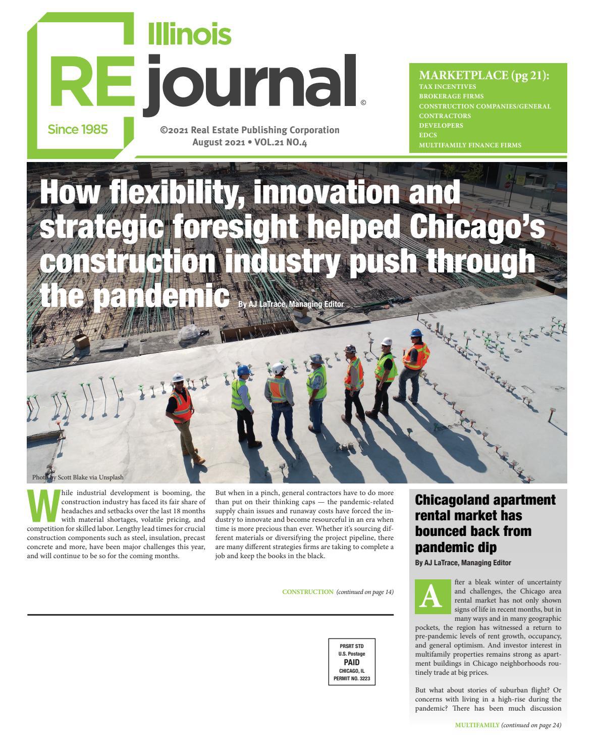 August 2021 Illinois Real Estate Journal by RE Journals - Issuu