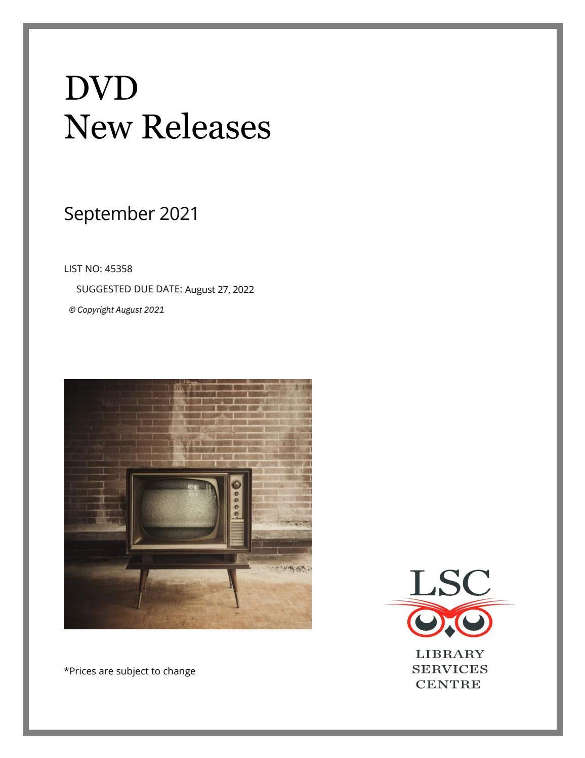 DVD New Releases September 2021 by Library Services Centre (LSC) Issuu