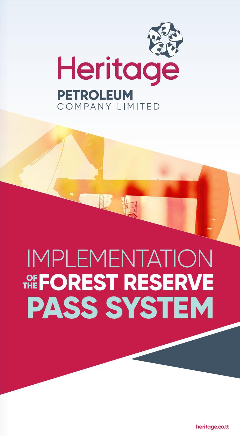 Heritage Forest Reserve Pass System by iuGO Digital Issuu