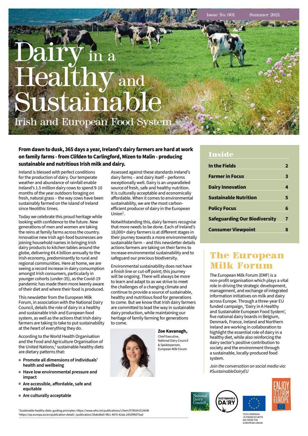 Dairy in a Healthy and Sustainable Irish and European Food System by ...