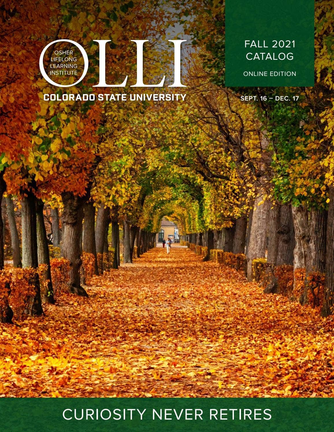 CSU OLLI Fall 2021 Catalog by CSU OEE Issuu