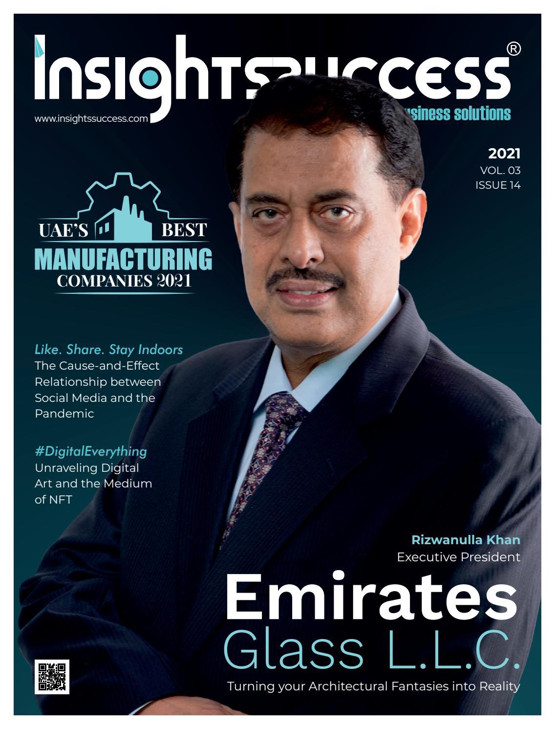 final fileUAE's Best Manufacturing Companies 2021 by Insights Success