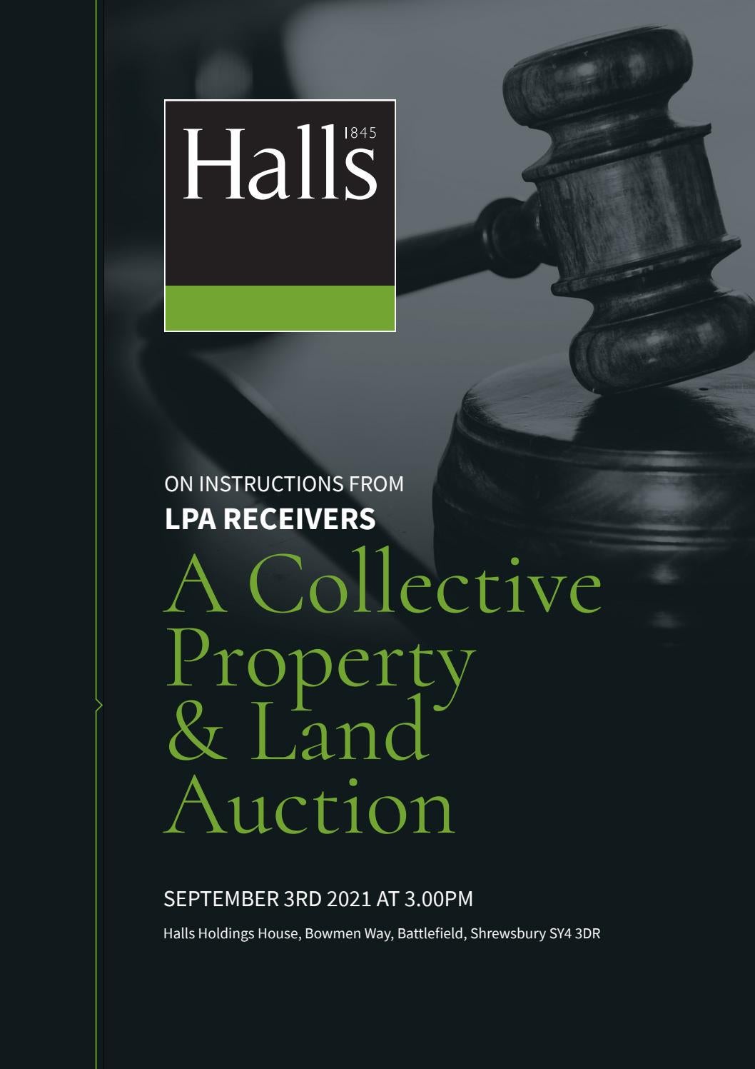 A Collection Property & Land Auction September 3rd 2021 by Halls Fine