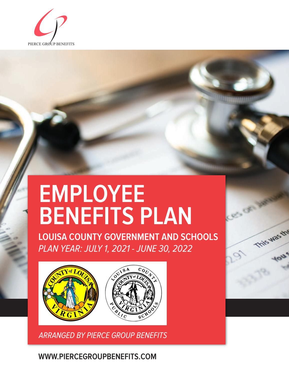 Louisa County Government And Schools Benefits Booklet 2021 By Pierce