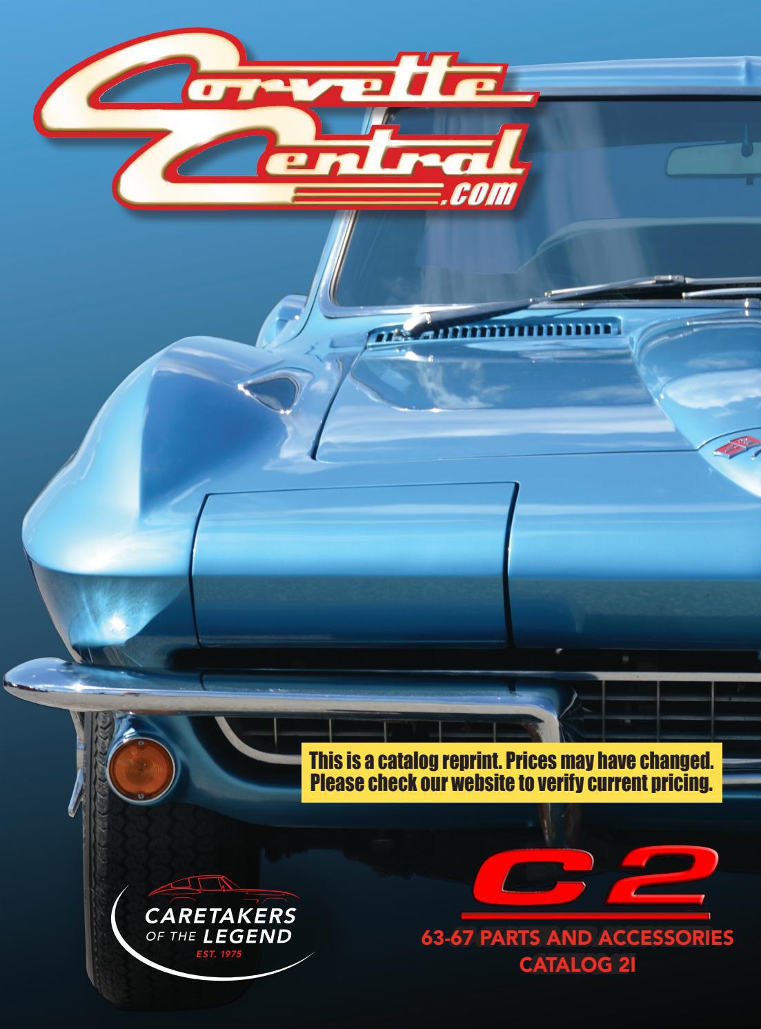 Corvette Central C2 (6367) Corvette Parts Catalog by Corvette Central