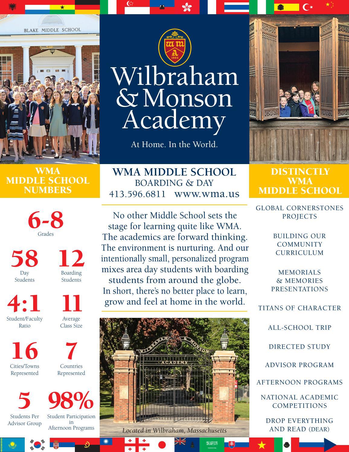 Middle School brochure 2021-2022 by Wilbraham & Monson Academy - Issuu