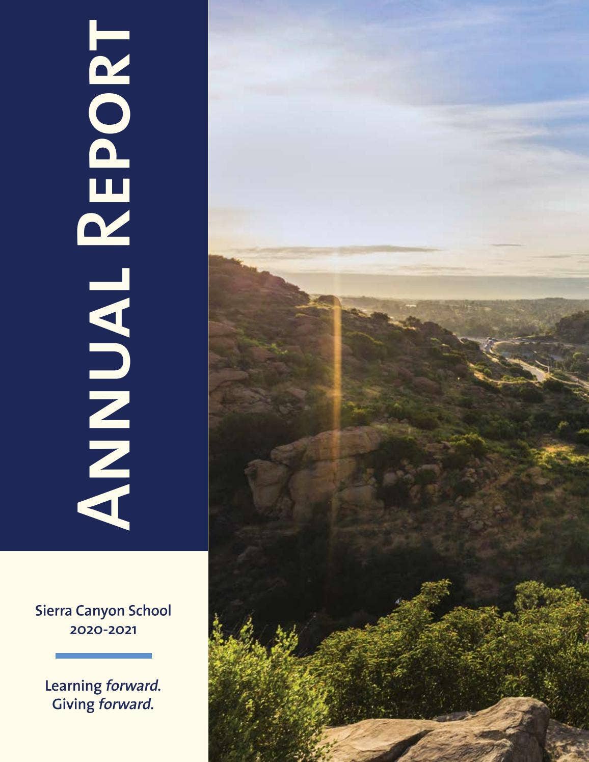 20202021 Sierra Canyon School Annual Report by Sierra Canyon School